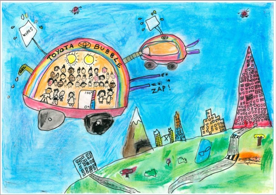 International Online Rerang Drawing Competition 2023 - Mayank Kaushal Save  Std: 6th Group:2 Sub: Future City Maharashtra | Facebook