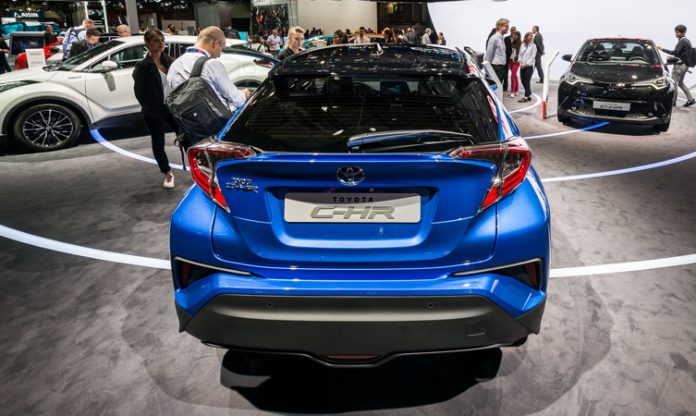 Toyota C-HR at Paris motor show