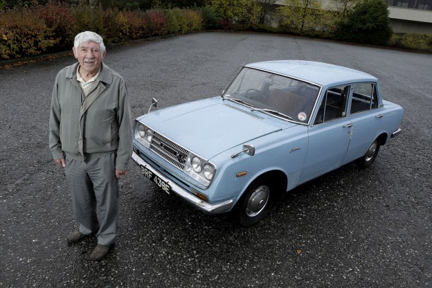 Dave Clarke, 1967 RT40 Corona: "When I first got it I had a lot of trouble from my mates at work, they used to call it the Japanese tin trumpet."