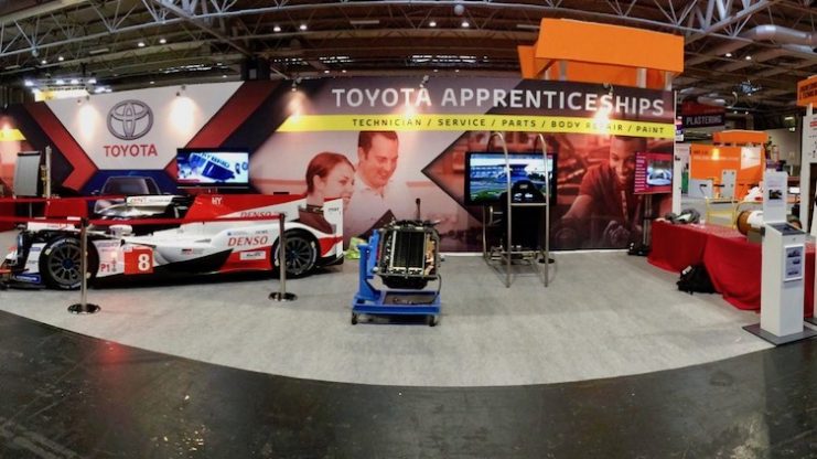 World Skill UK Live Toyota stand