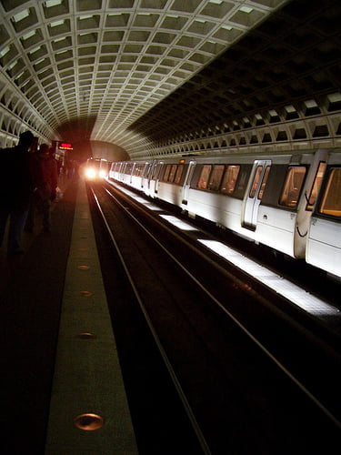 Metro station in Washington DC