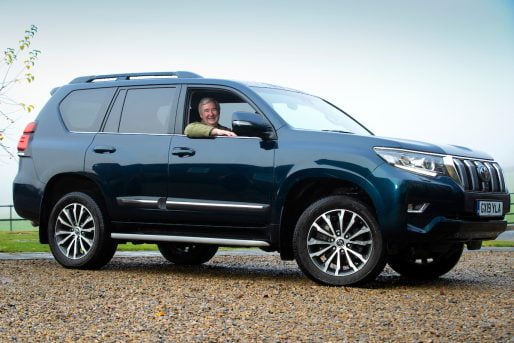 The’ Yorkshire Vet’, Peter Wright with his Toyota Land Cruiser