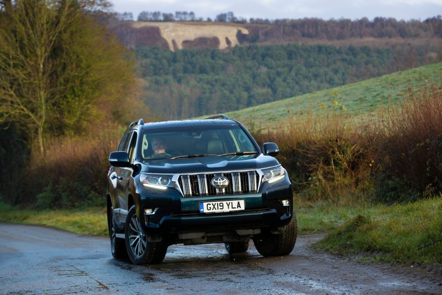 The’ Yorkshire Vet’, Peter Wright with his Toyota Land Cruiser