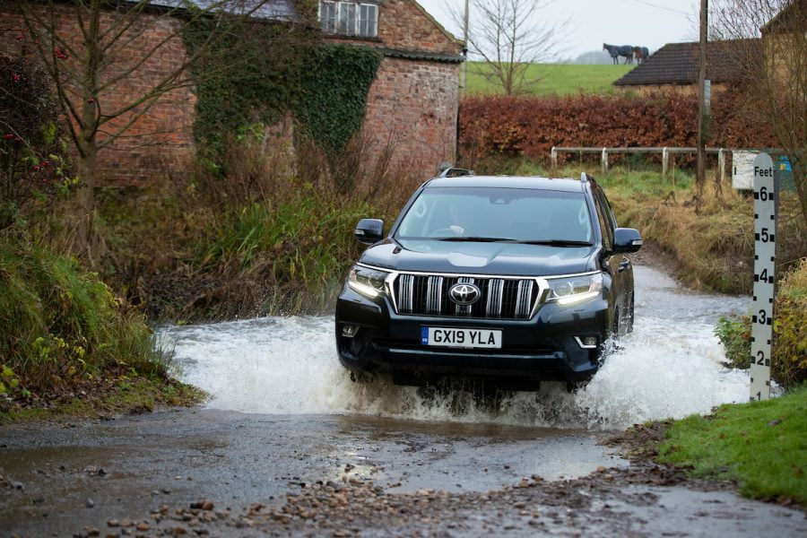 The’ Yorkshire Vet’, Peter Wright with his Toyota Land Cruiser