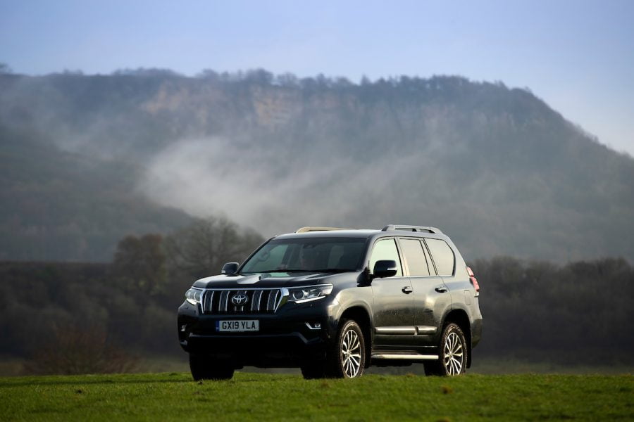 Peter Wright with his Toyota 