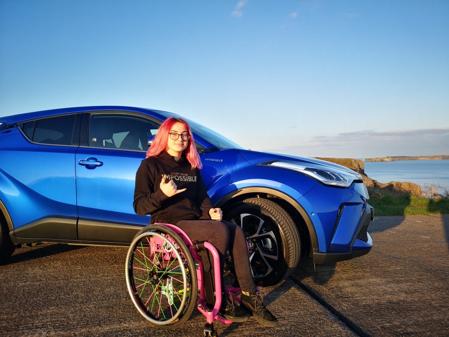 Lily Rice and her C-HR