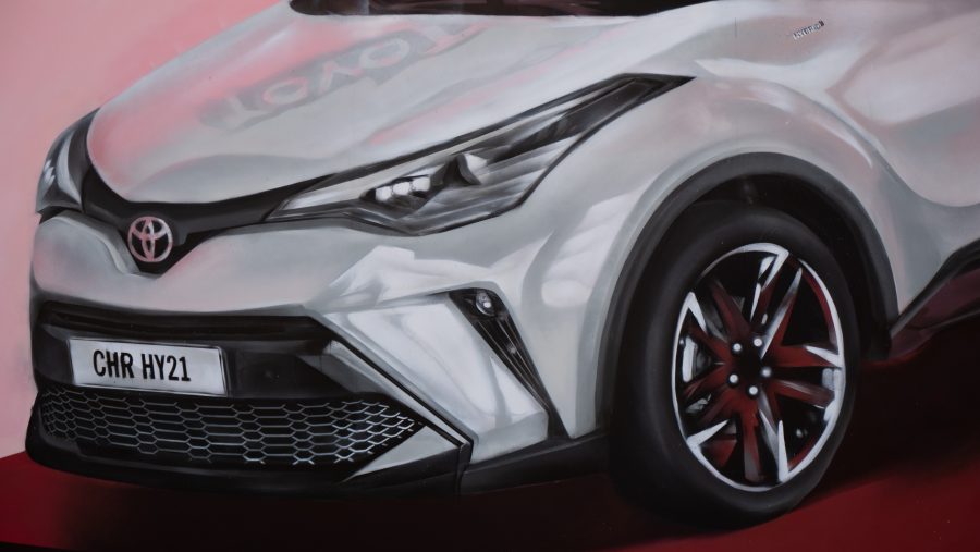 Toyota C-HR mural