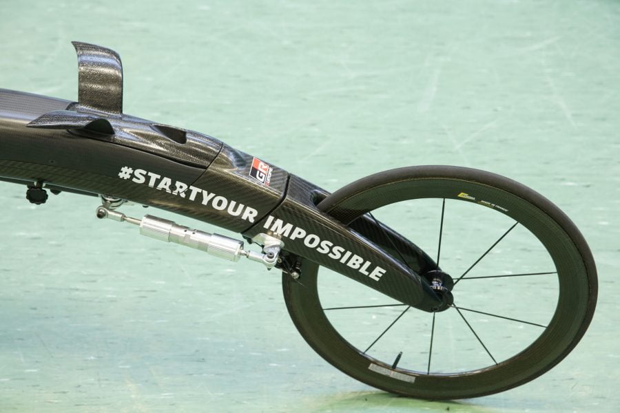 Racing technology for a racing wheelchair