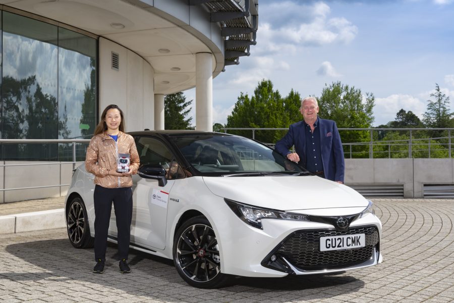 Miki Koyama provided with Corolla GR Sport road car by Toyota - Toyota ...