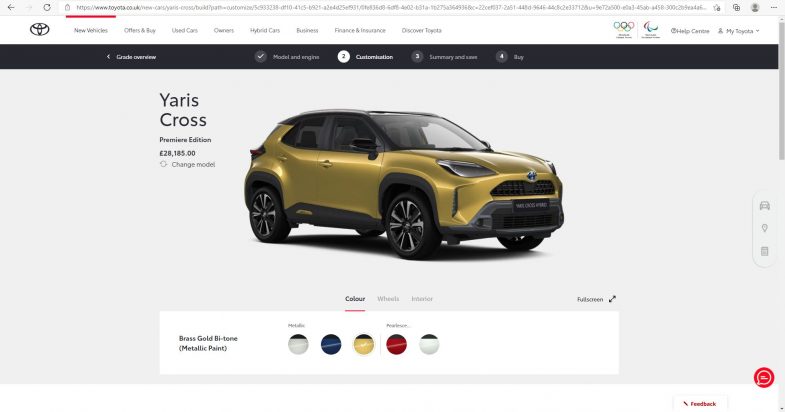 Toyota online регистрация