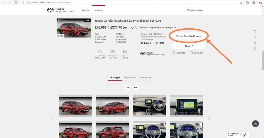 How to buy a used Toyota online