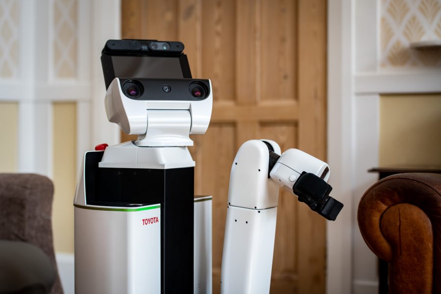 Toyota Conducts First UK Human Support Robot Home Trial at the Home of Anthony Walsh