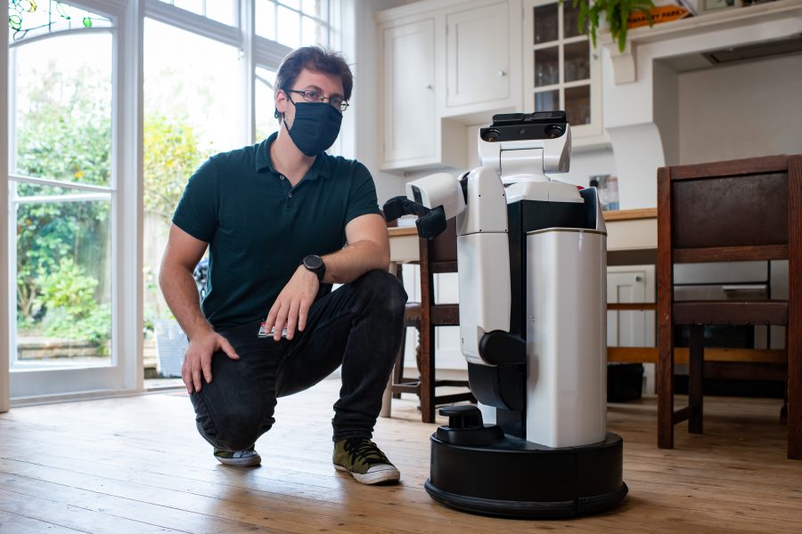 Toyota Conducts First UK Human Support Robot Home Trial at the Home of Anthony Walsh