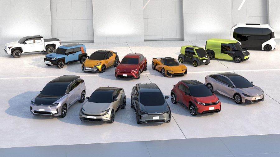 2021 toyota deals electric vehicles