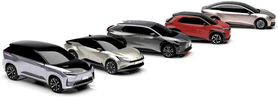 Beyond Zero Toyota electric vehicle line-up