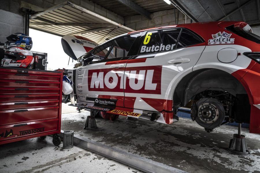 Toyota Gazoo Racing UK pit garage 2022