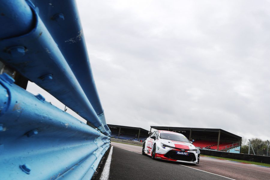 Rory Butcher on track at Thruxton