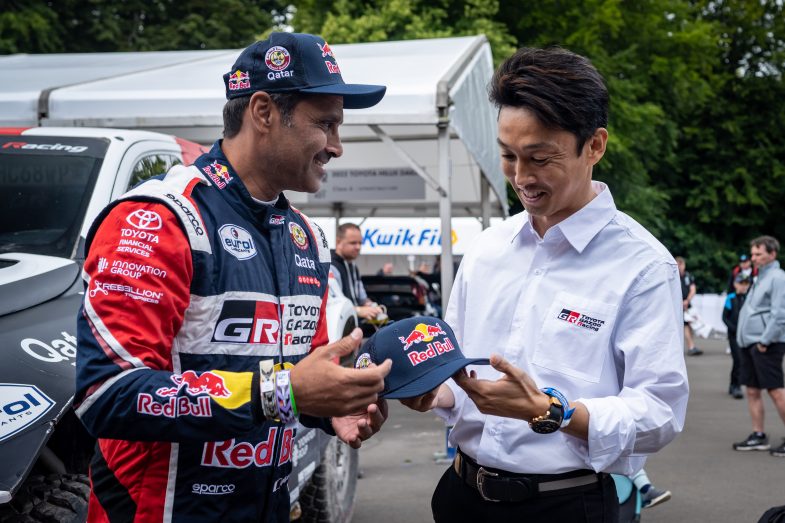 Kazuki Nakajima Nasser Al-Attiyah Goodwood cap