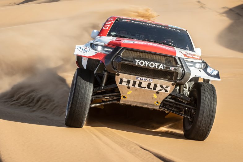 Toyota GR DKR Hilux T1 front