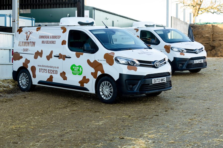 Electric Milk Van