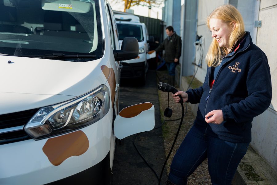 Electric Milk Van