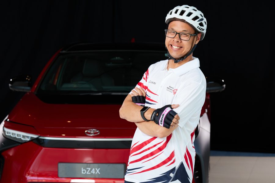 Cyclist Dom Hsu - Special Olympics GB