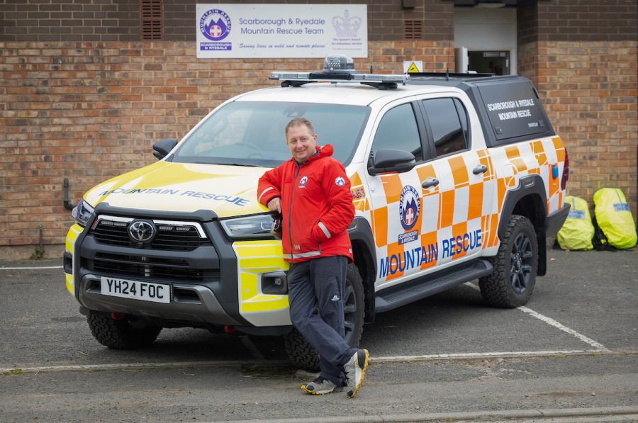 Neal Ingram with a Toyota Hilux 