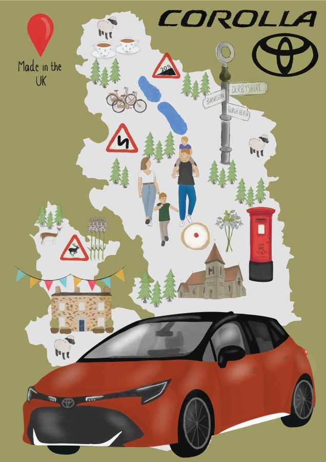 Harriet Beadsley corolla car art