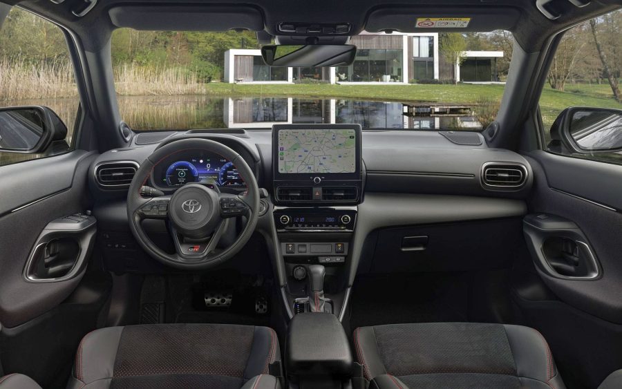 Interior of 2027 Toyota Yaris GR Sport